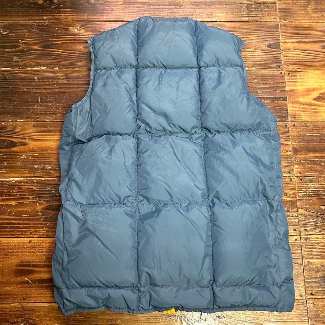 70s80s エディーバウアー ダウン ベスト リメイク 黒タグ TALON