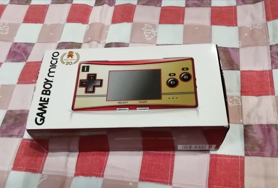 任天堂 ゲームボーイミクロ　任天堂Happy Mario20周年記念モデル