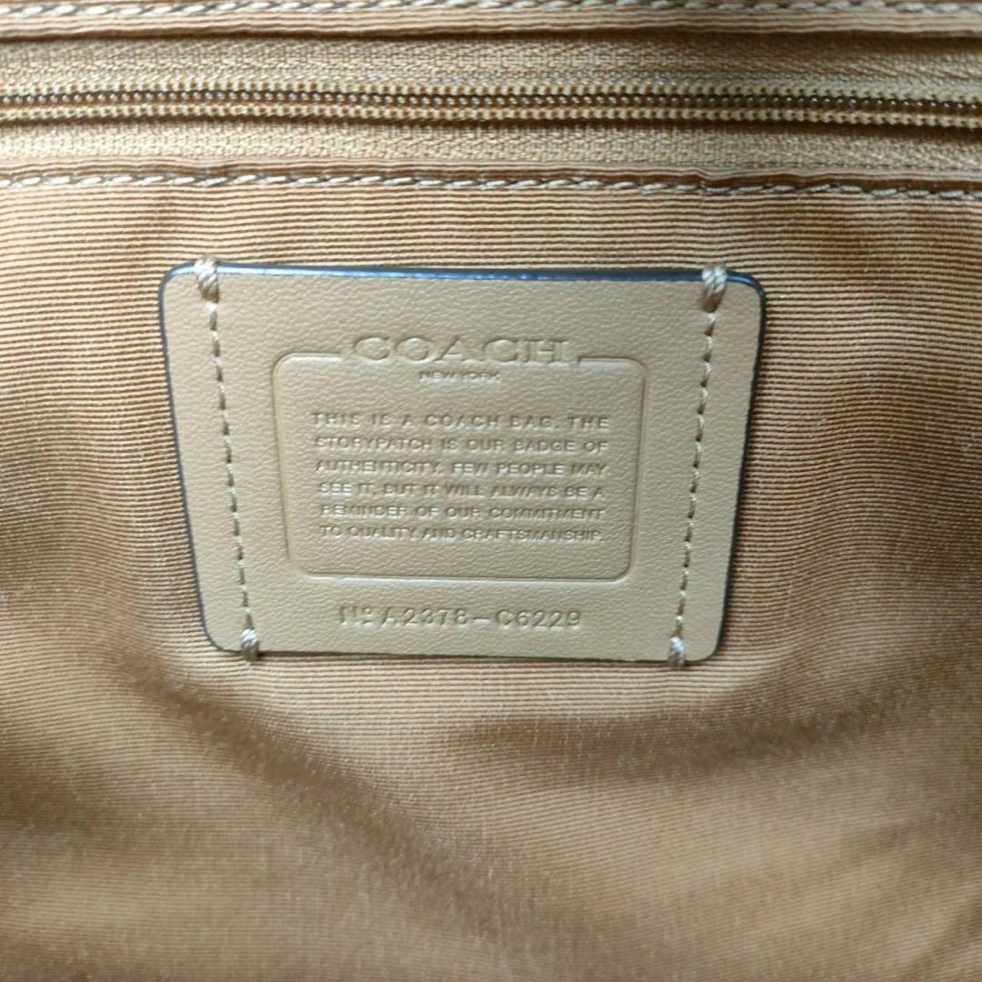 55 COACH コーチ　レザー　2WAY ハンドバッグ　ショルダーバッグ
