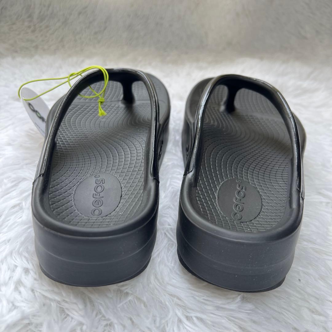 正規品 レディース　OOFOS ウーフォス ウーメガ 黒OOMEGA 箱付き25