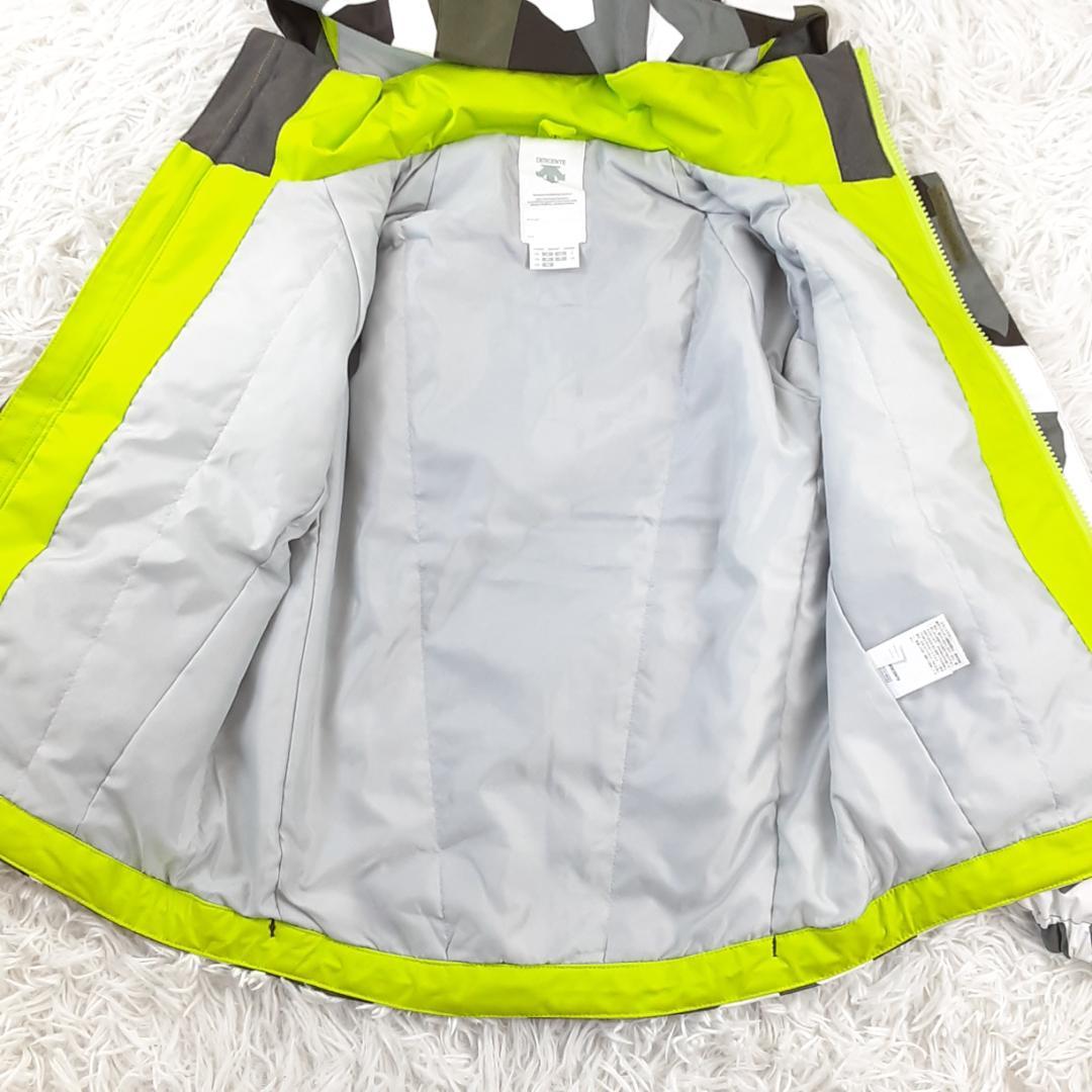 美品◎DESCENTE デサント スキーウェア 上下 グレー系 120cm