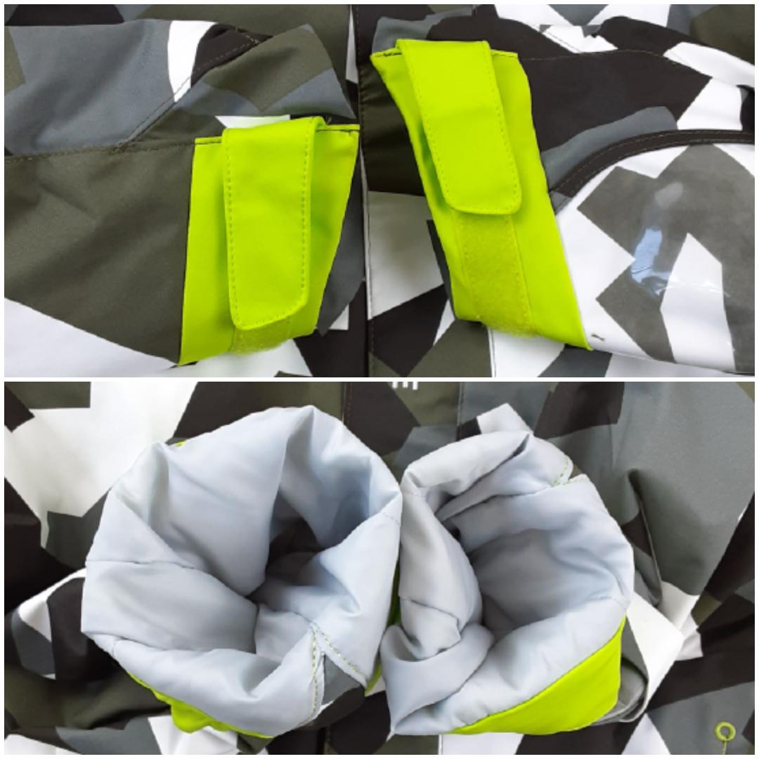 美品◎DESCENTE デサント スキーウェア 上下 グレー系 120cm