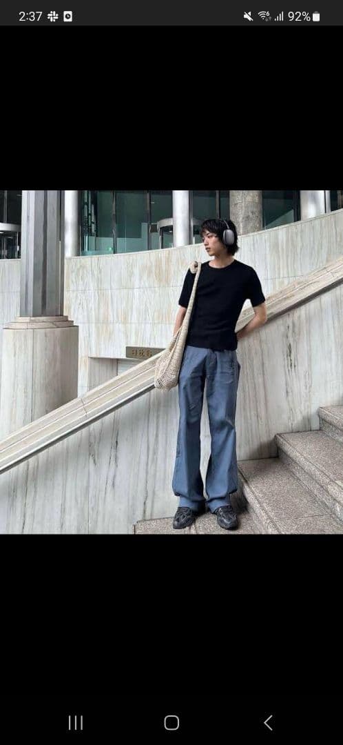 _J.L_A.L_ jlal delwa pants blue 青 Mサイズ