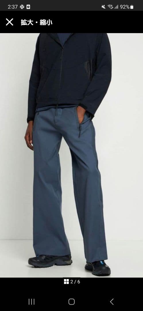 _J.L_A.L_ jlal delwa pants blue 青 Mサイズ