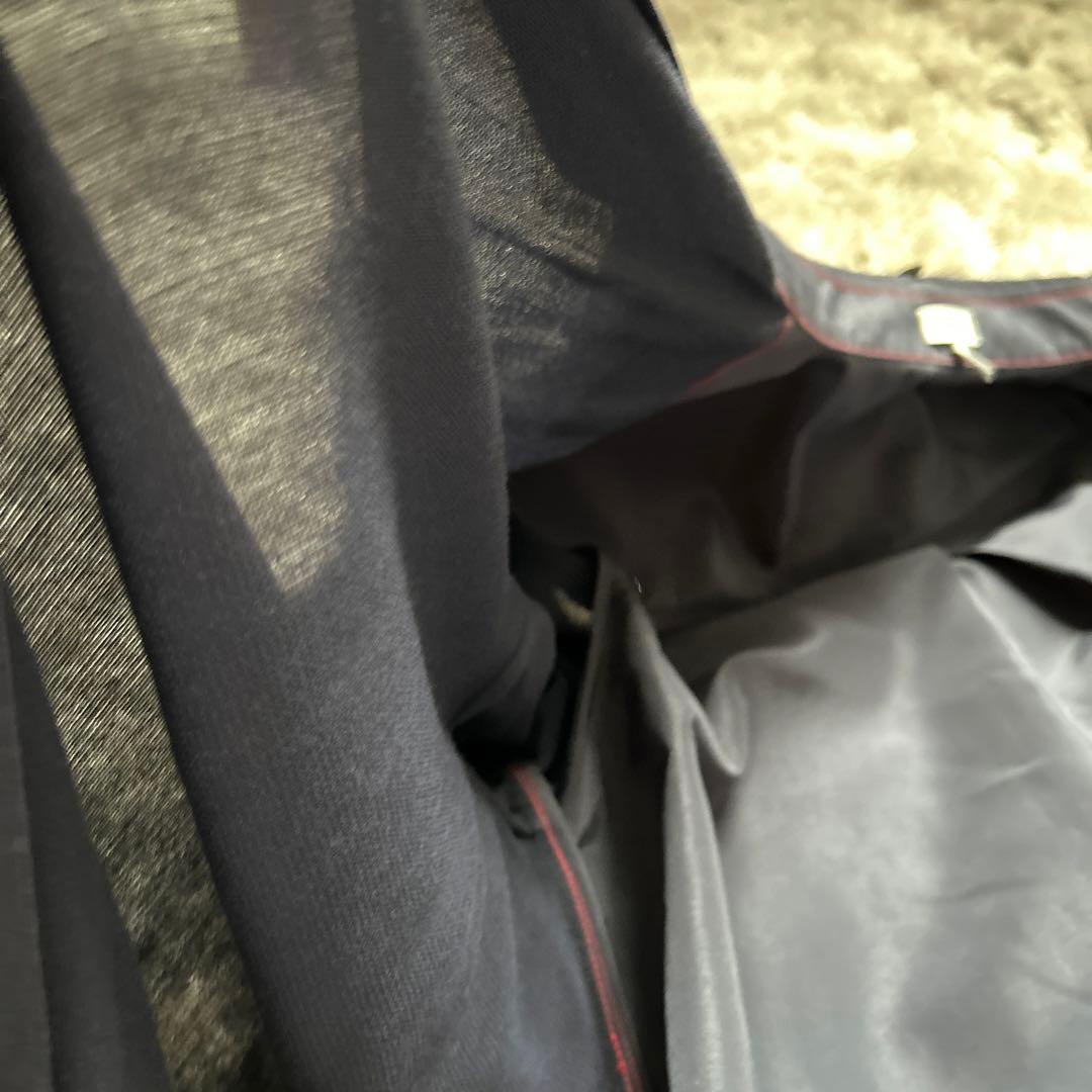 ロエベ　ロングシャツ　シャツドレス　袖シースルー　ターンアップ