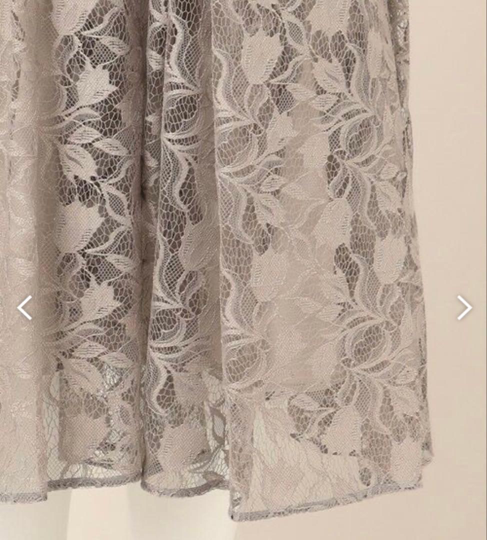 【23区　APPLAUDIR】レース 切替 ドレス