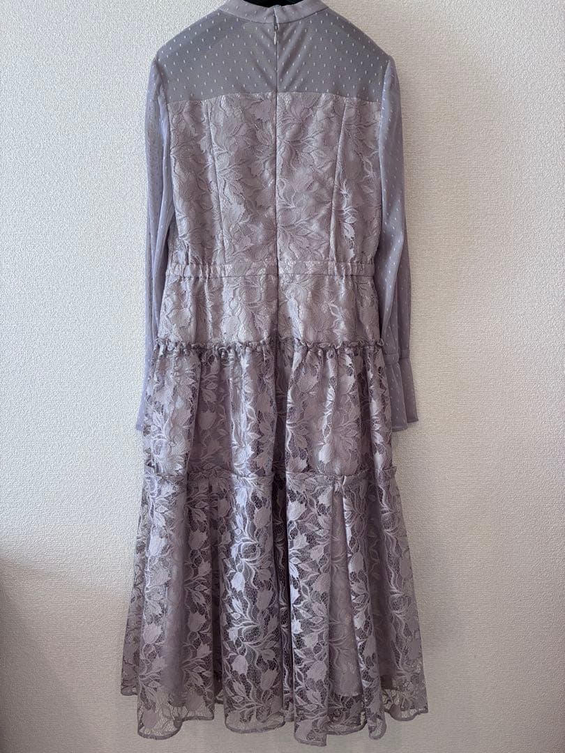 【23区　APPLAUDIR】レース 切替 ドレス