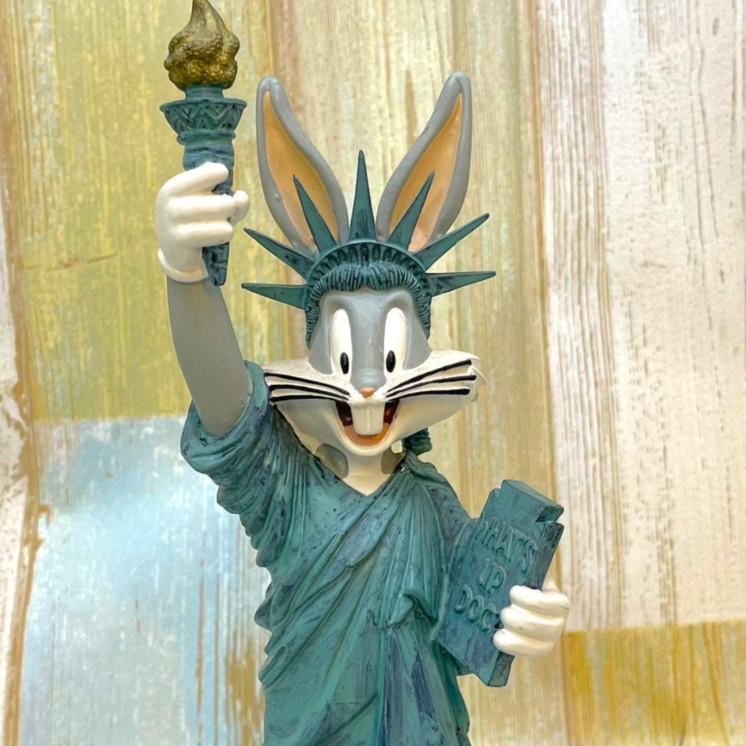 希少★ワーナーブラザーズ バックスバニー 自由の女神像 フィギュア スタチュー