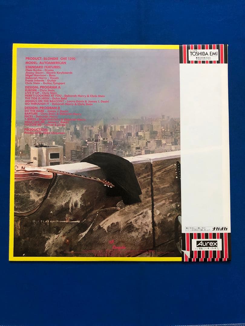 LP♢ ブロンディ♢オートアメリカン♢1980年♢帯付♢うg4875w42