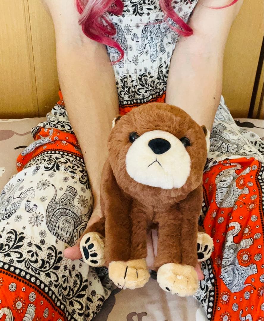可愛いクマのぬいぐるみ
