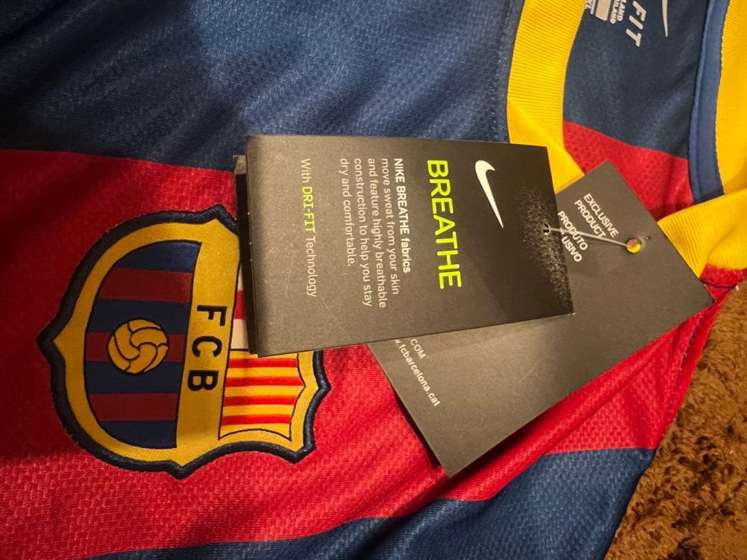 新品　タグ付　Barcelona PUYOL バルセロナ　プジョル　ユニフォーム