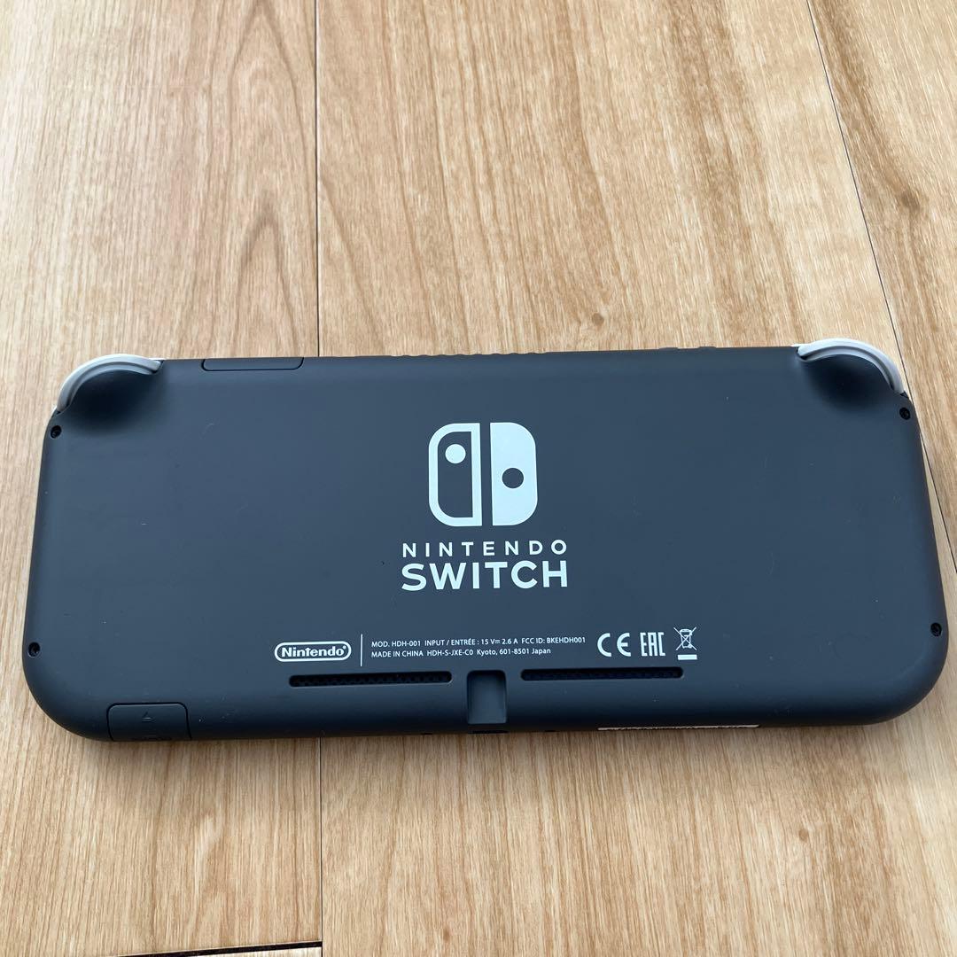 Y*3様 Nintendo Switch Liteグレー 充電器付き　カバー付ケ
