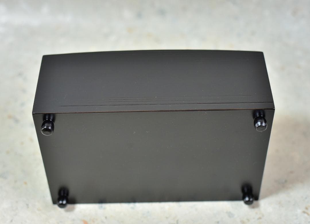 如心斎好写、秀斎作　一閑張櫛型煙草盆【極上品】　共箱お茶道具