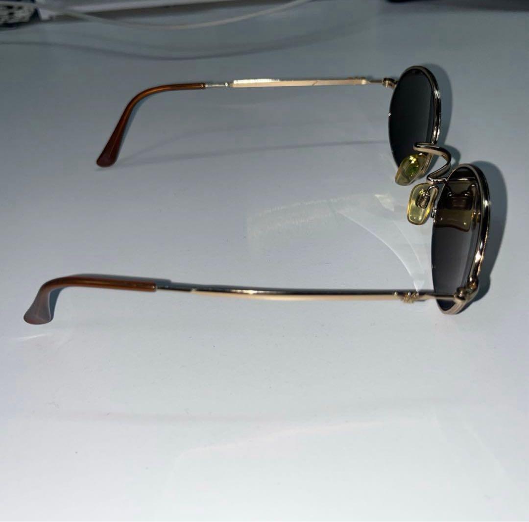 エンポリオ アルマーニ オーバル メタルサングラス サングラス 金具 眼鏡 丸