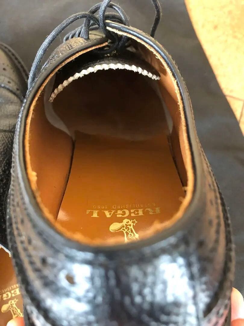 REGAL ブラック 2585 旧タグ26.5cmEE