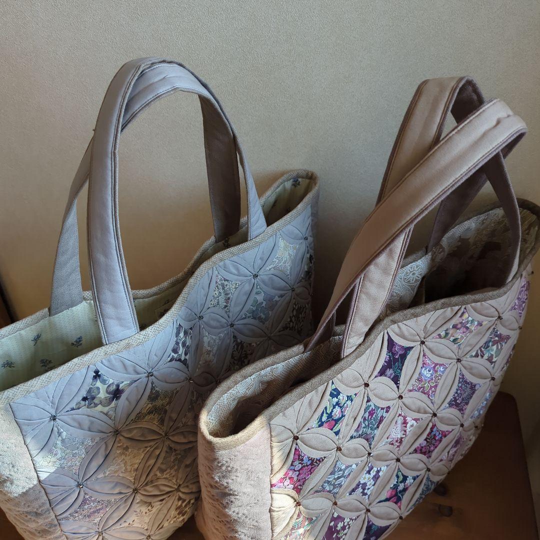 ✿リバティ✕パッチワーク✿　アッコちゃん様 ご注文品　カシス＆グレー