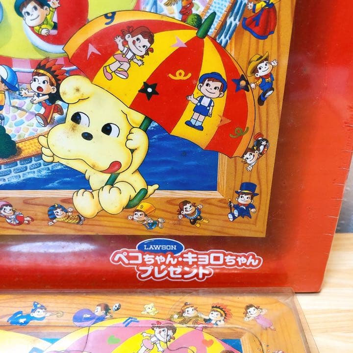 【非売品】不二家ペコちゃん　ジグソーパズル2個セット