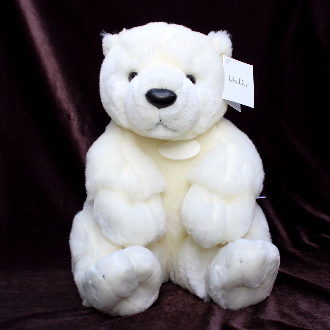 ♥Christian Dior ホワイトクマ ぬいぐるみ テディベア baby
