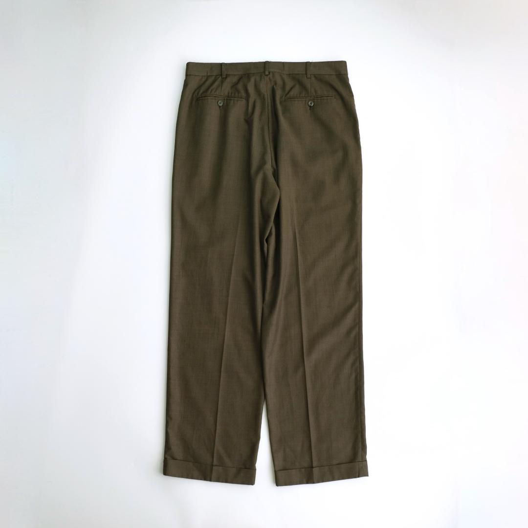 パンツ PERRY ELLIS Two tuck Wide Slacks 34/32