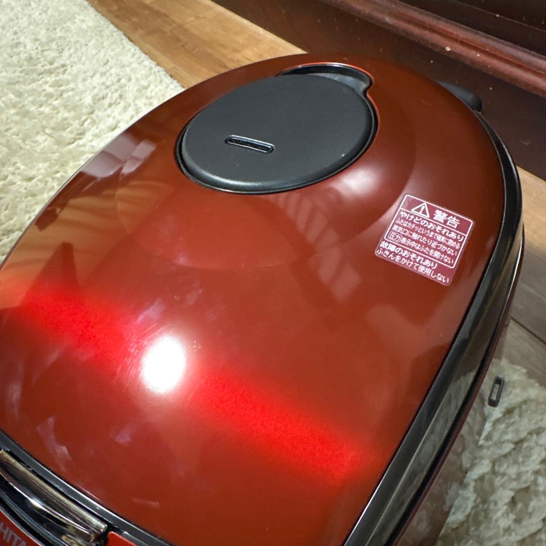 日立【超美品】圧力IH炊飯器 RZ-H10EJ Rメタリックレッド5.5合日本製