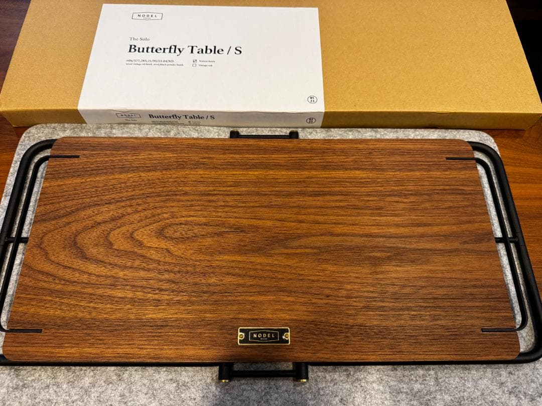 NODEL design Butterfly Table/S ウォールナット
