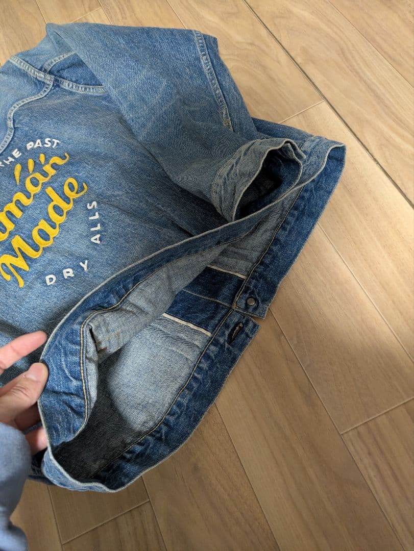 ヒューマンメイド　デニムジャケット ハート刺繍