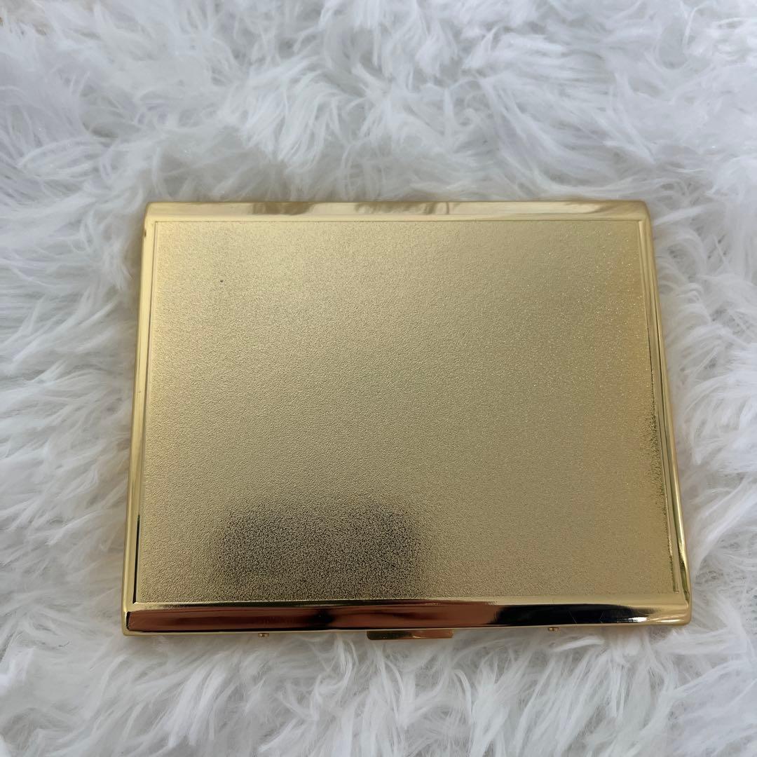 【極美品】イヴ・サンローラン　YSL　カードケース　名刺入れ　ゴールド　ブルー