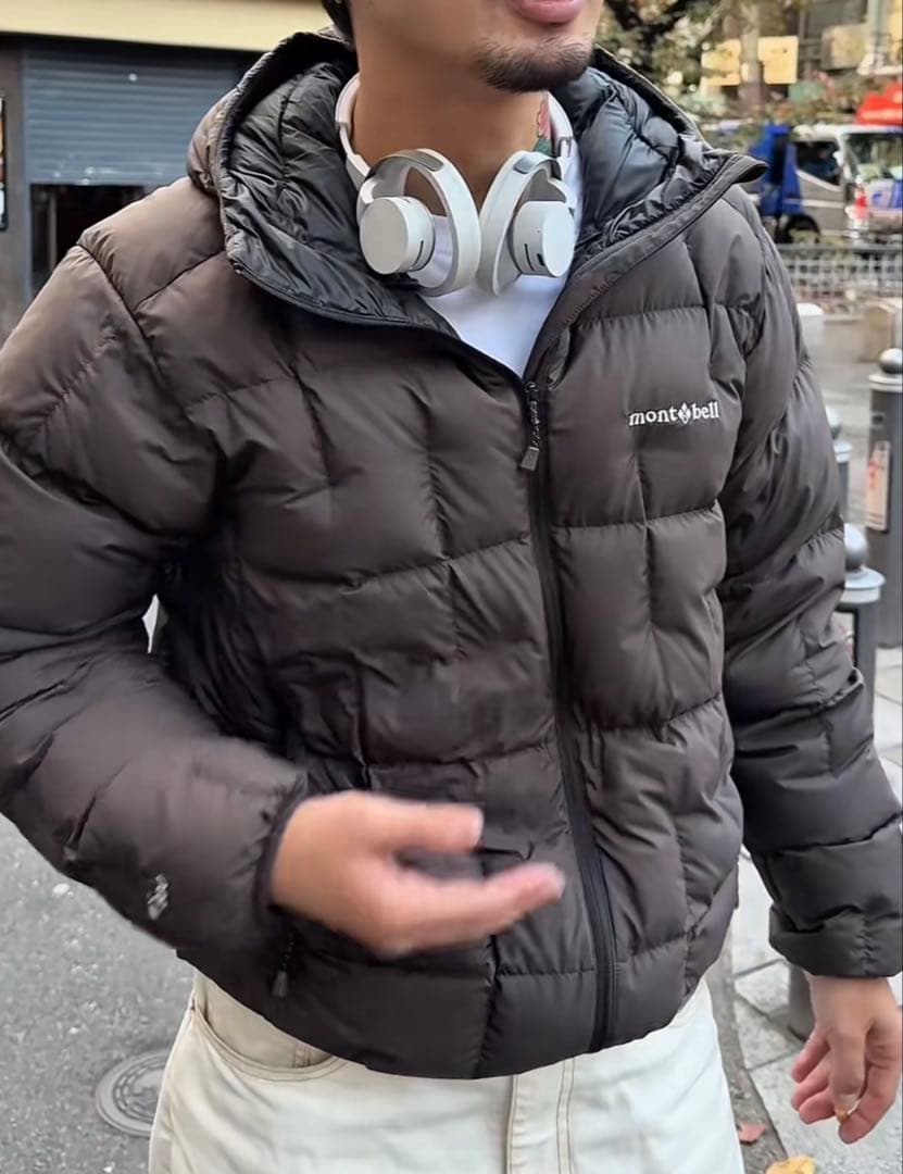 【完売カラー】24AW モンベル ネージュダウンパーカー XL ダークブラウン