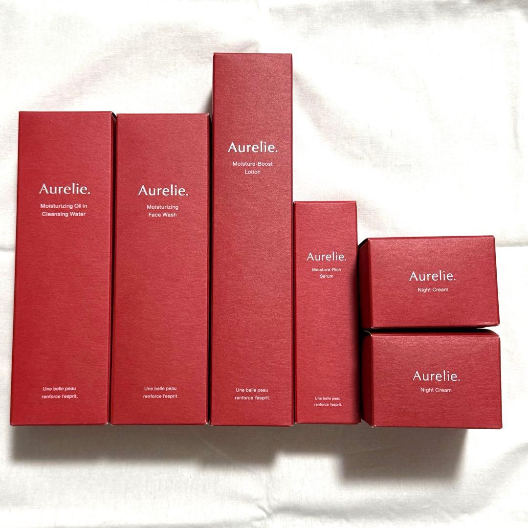 オレリー 6点セット スキンケア プレミアムエイジングケアセット