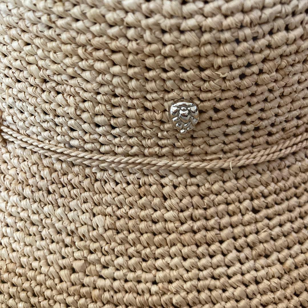 極美品⭐️HELEN KAMINSKI ストローハット 麦わら帽子 つば広め