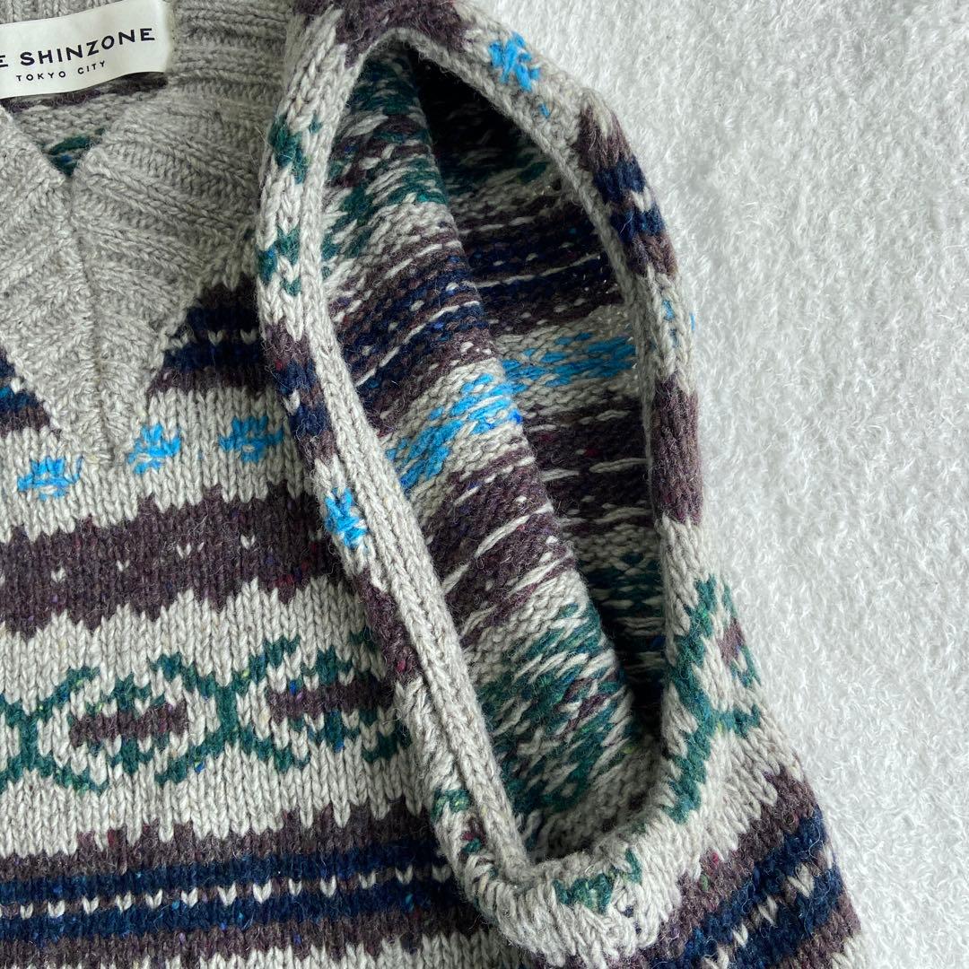 よねきち様。THE SHINZONE フェアアイルベスト FAIR ISLE