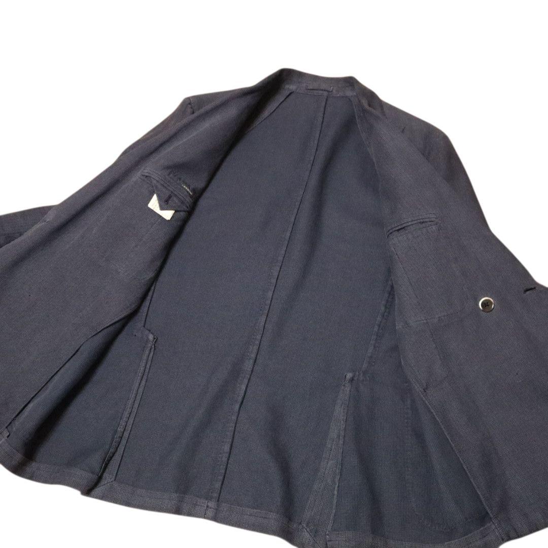 LARDINI ダークブルー ダブルブレストジャケット　50