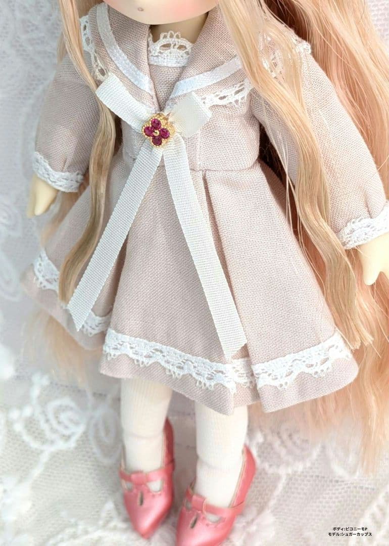 【ピコニーモP専用】レースセーラーワンピース ピンク 890