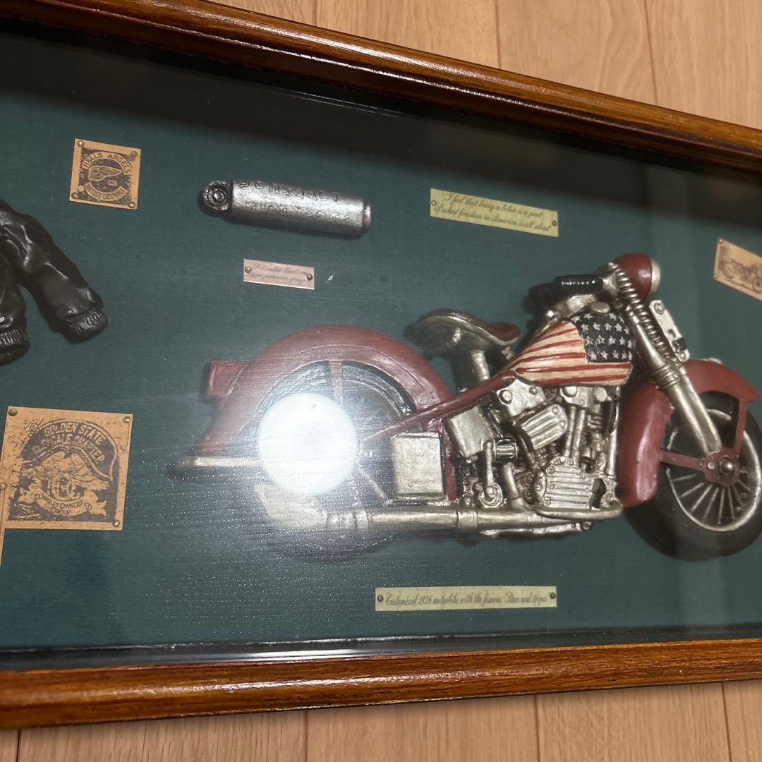t*u様 超メルカリ祭限定ハーレーダビッドソン壁掛けオブジェ70sレトロ