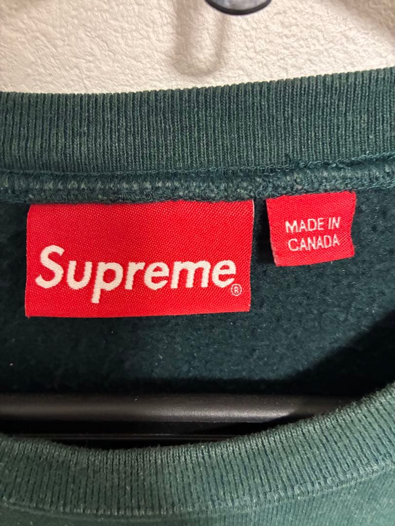 Supreme グリーン　トレーナー