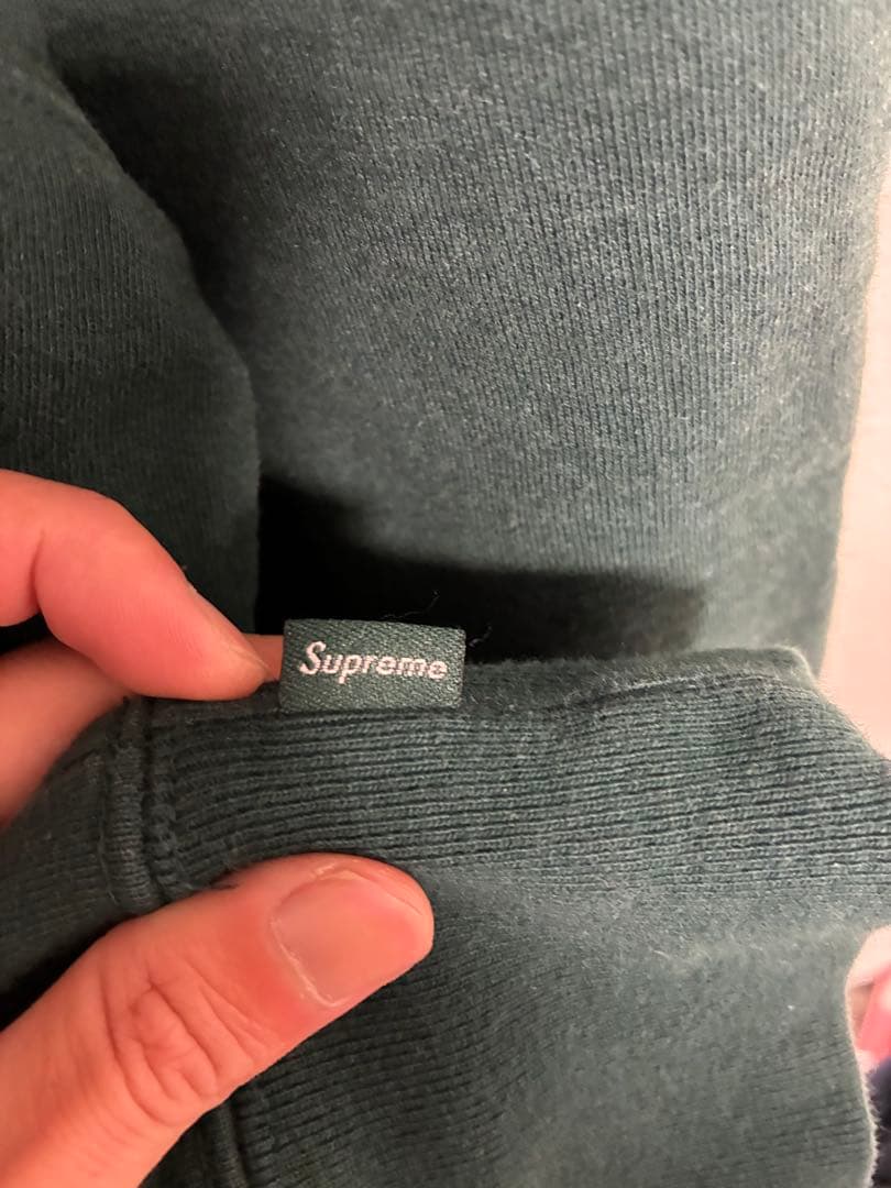 Supreme グリーン　トレーナー