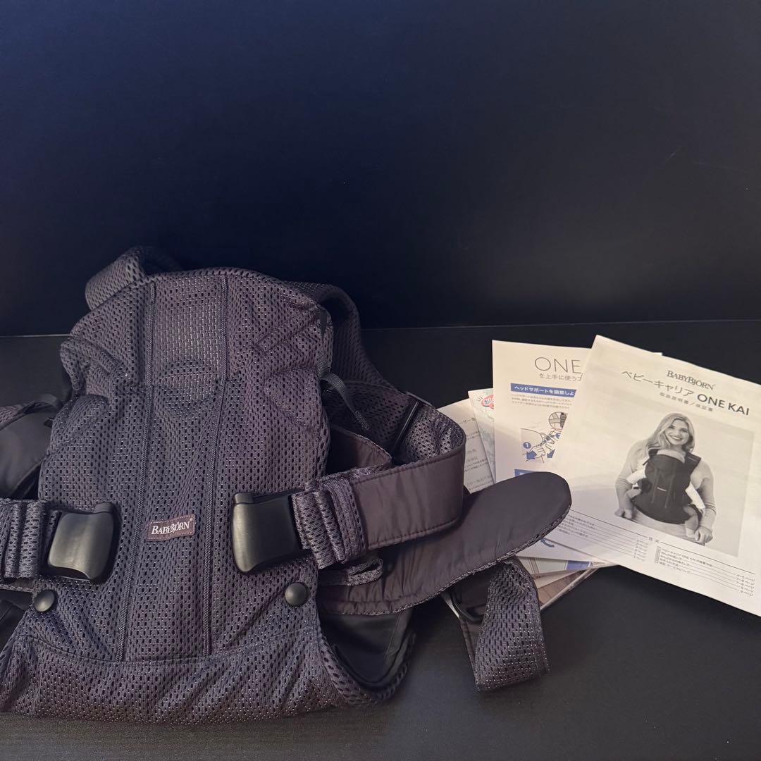 【美品】ベビービョルン ワンカイエアー アンスラサイト 抱っこ紐