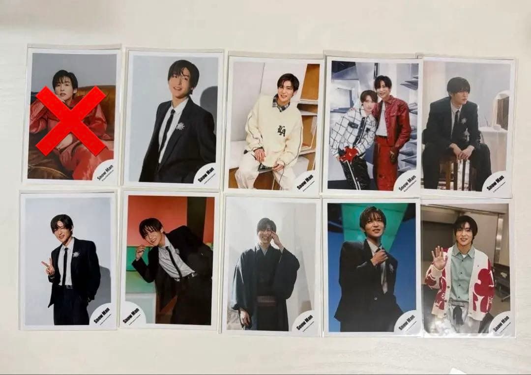 Man 目黒蓮 混合 集合 公式写真 81枚 まとめ売り