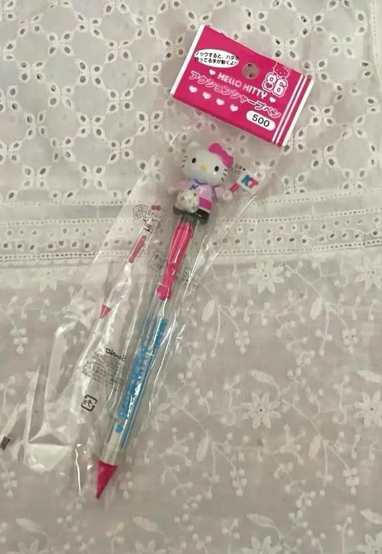 レア‼️動くHELLO KITTY アクションシャープペン ピンク