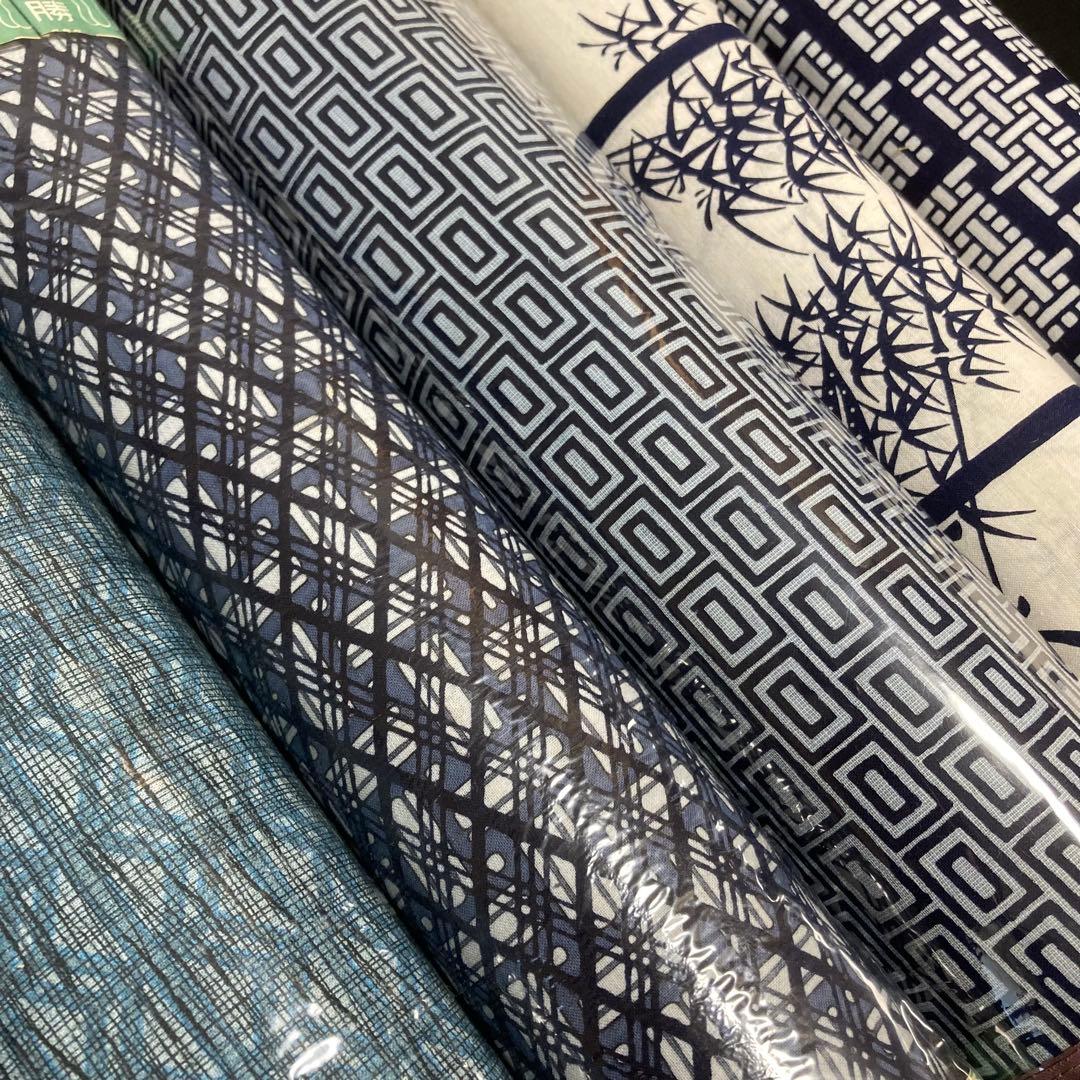 着物と帯オレンジ y169◾️未使用美品全て木綿浴衣反物20点まとめて◾️