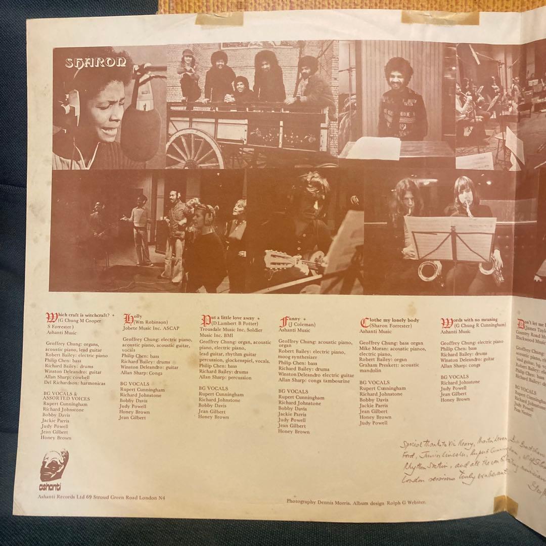 オリジナル1stプレス！ラヴァーズ名盤　Sharon Forrester LP