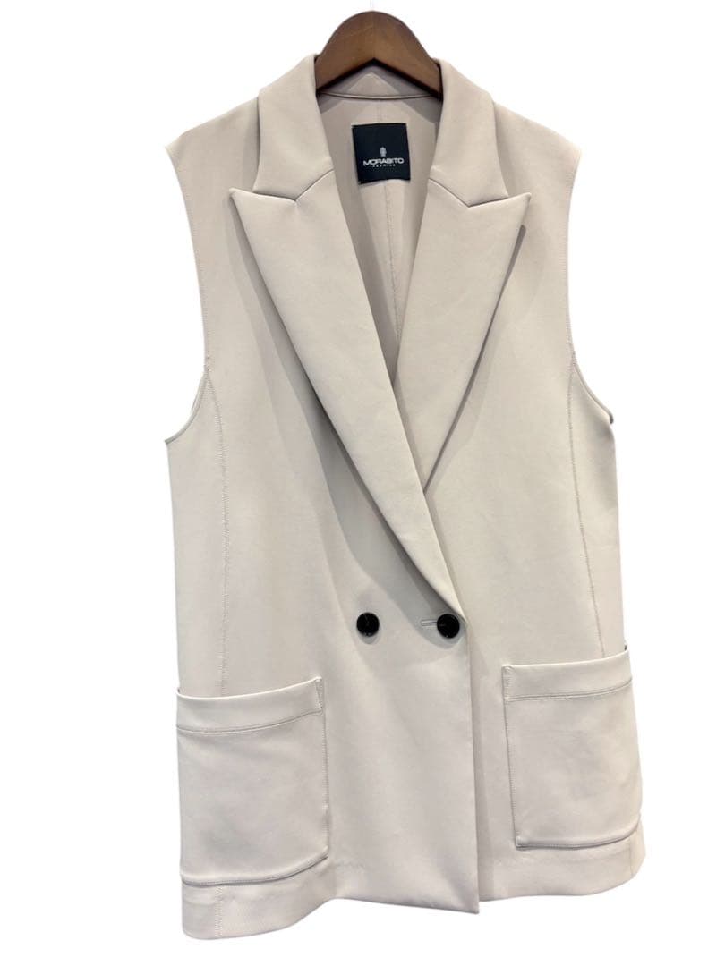 【新品未使用】MORABITO PREMIERベージュジレ 38