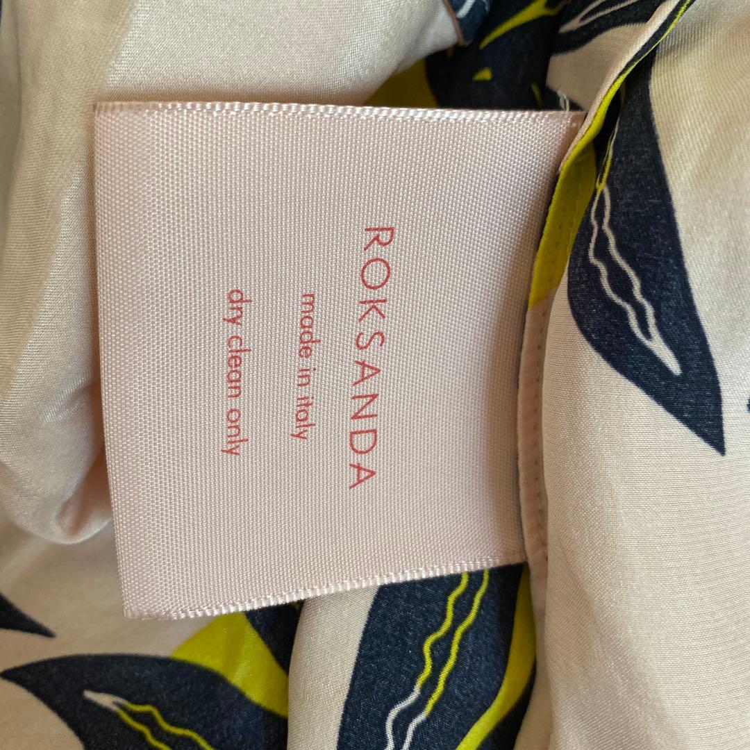 ROKSANDAロクサンダ　リーフプリント　ブラウス