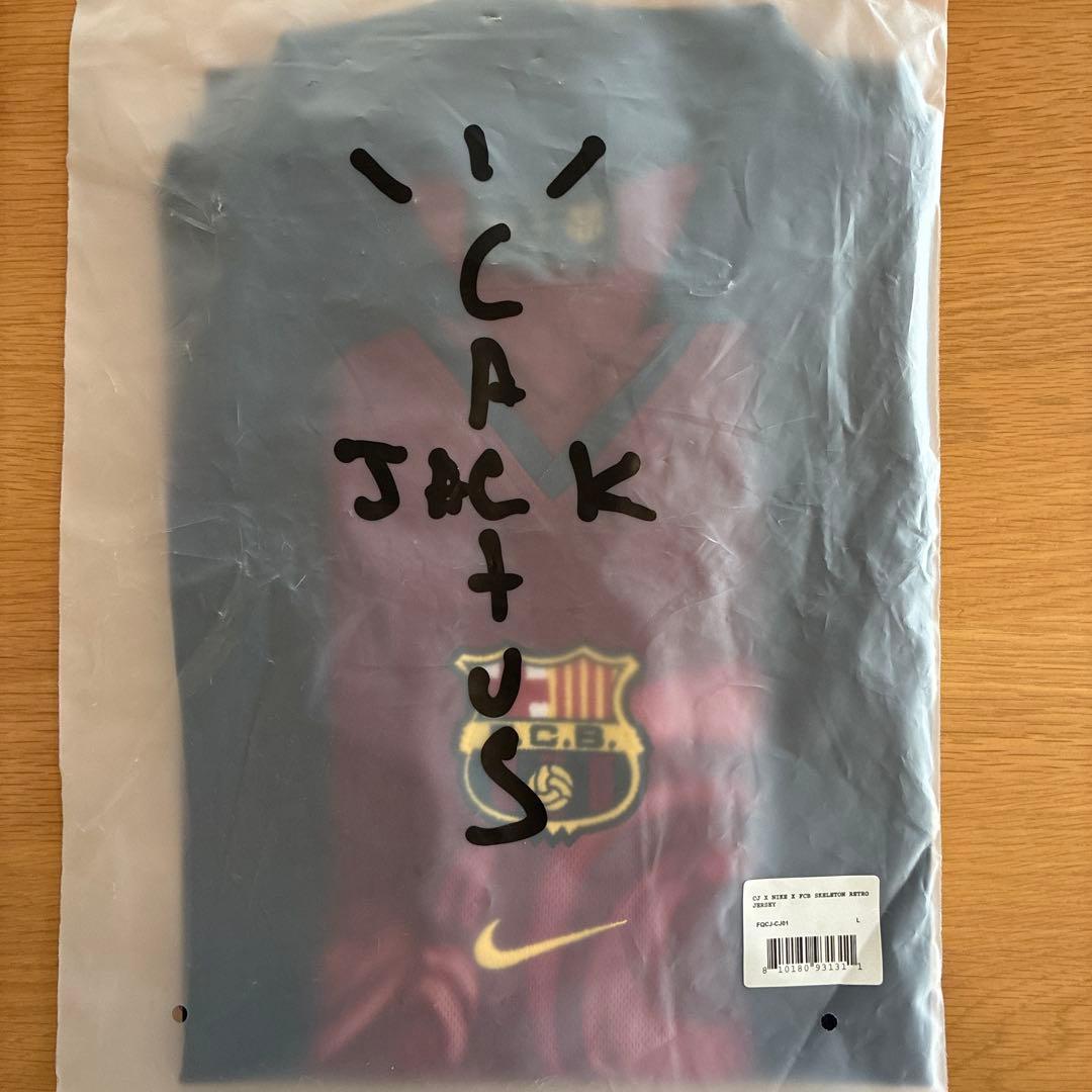 ウェア Travis Scott xNikexFCBarcelona Jersey