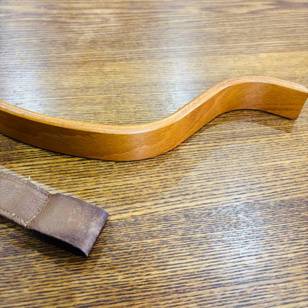 ストッケ　トリップトラップ　旧型　木製ベビーガード　革ベルト　ナチュラルウッド