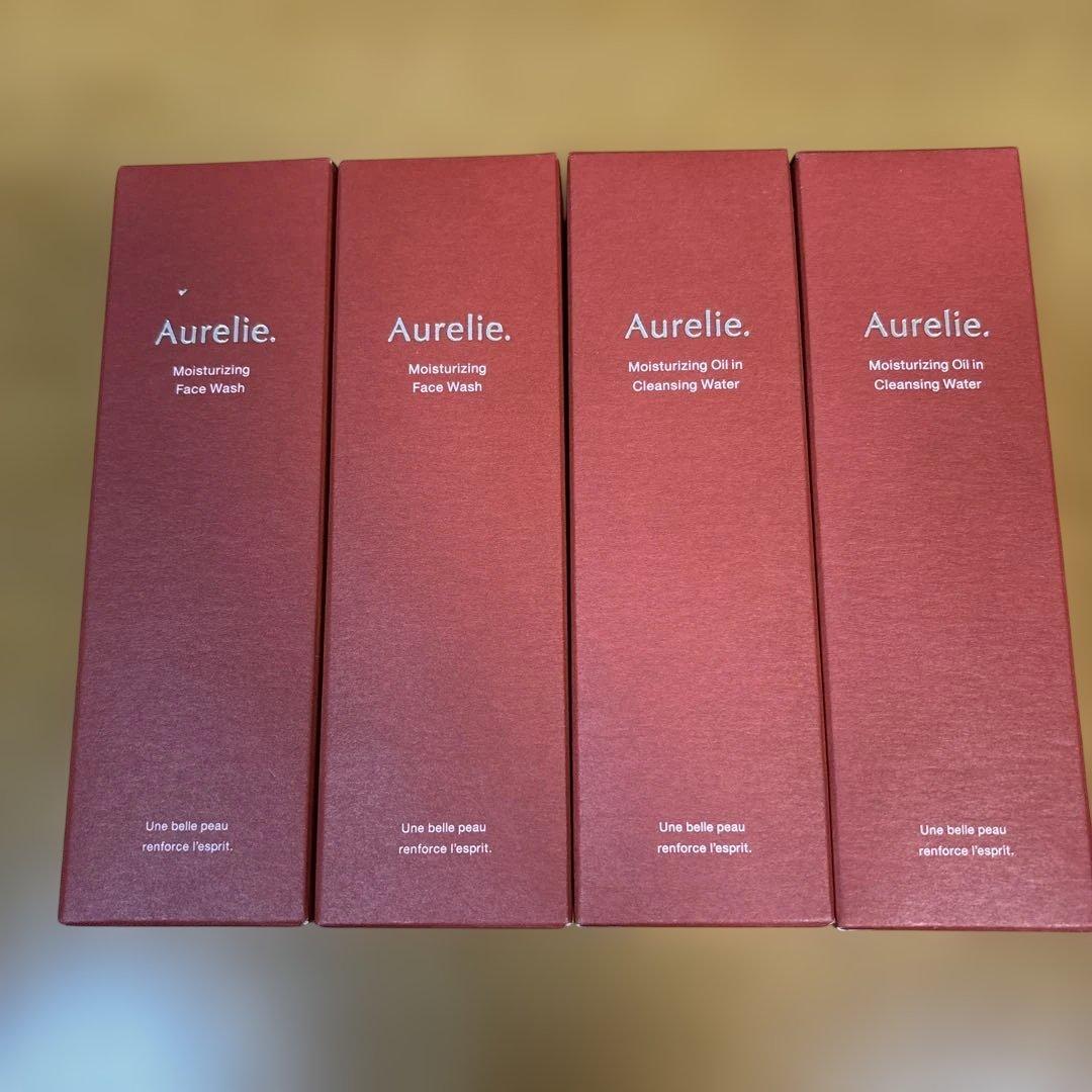 Aurelie オレリー　メイク落とし　洗顔料　各2本セット