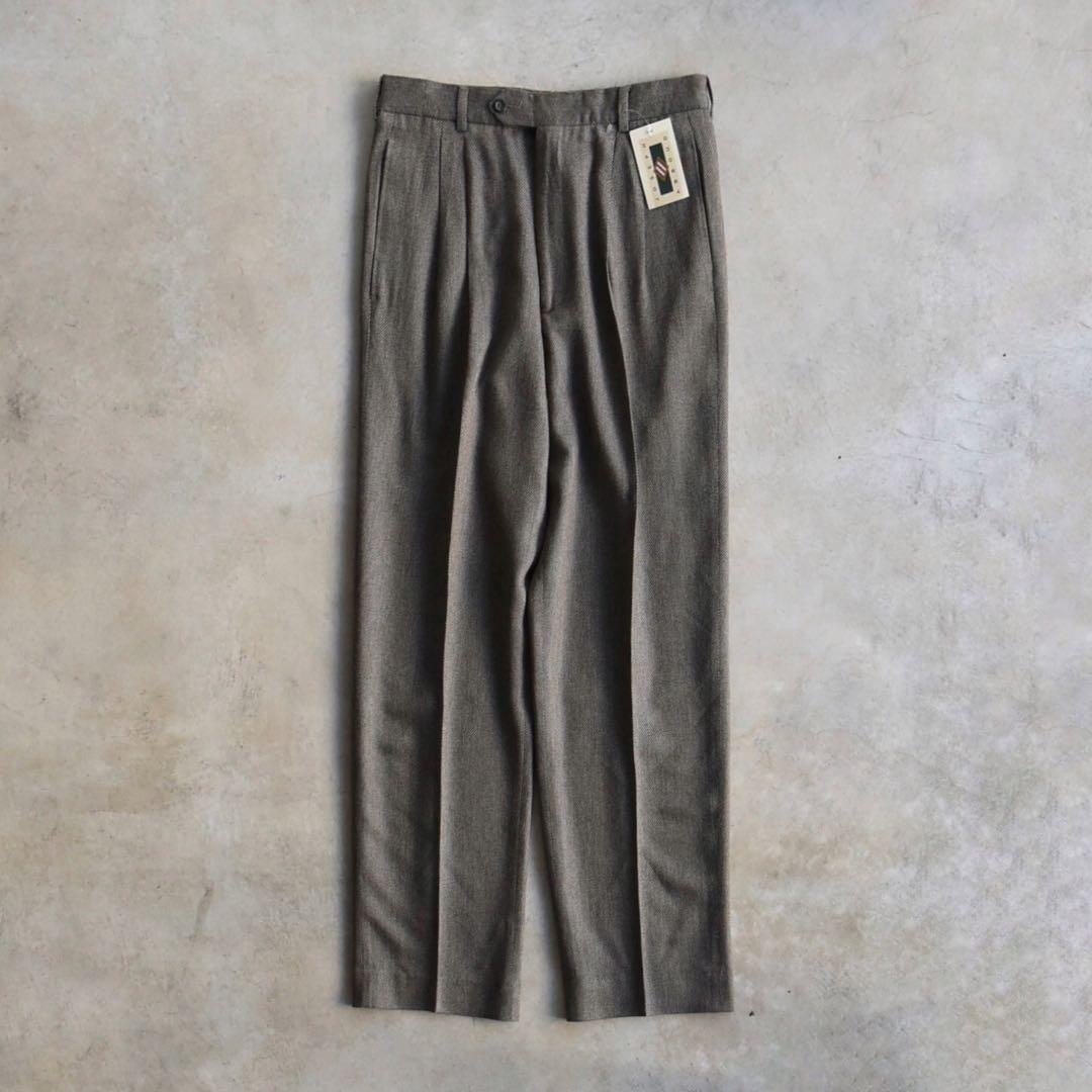 90s ジョゼフ・アブード ツータックスラックス W30 L30 ラルフ 未使用
