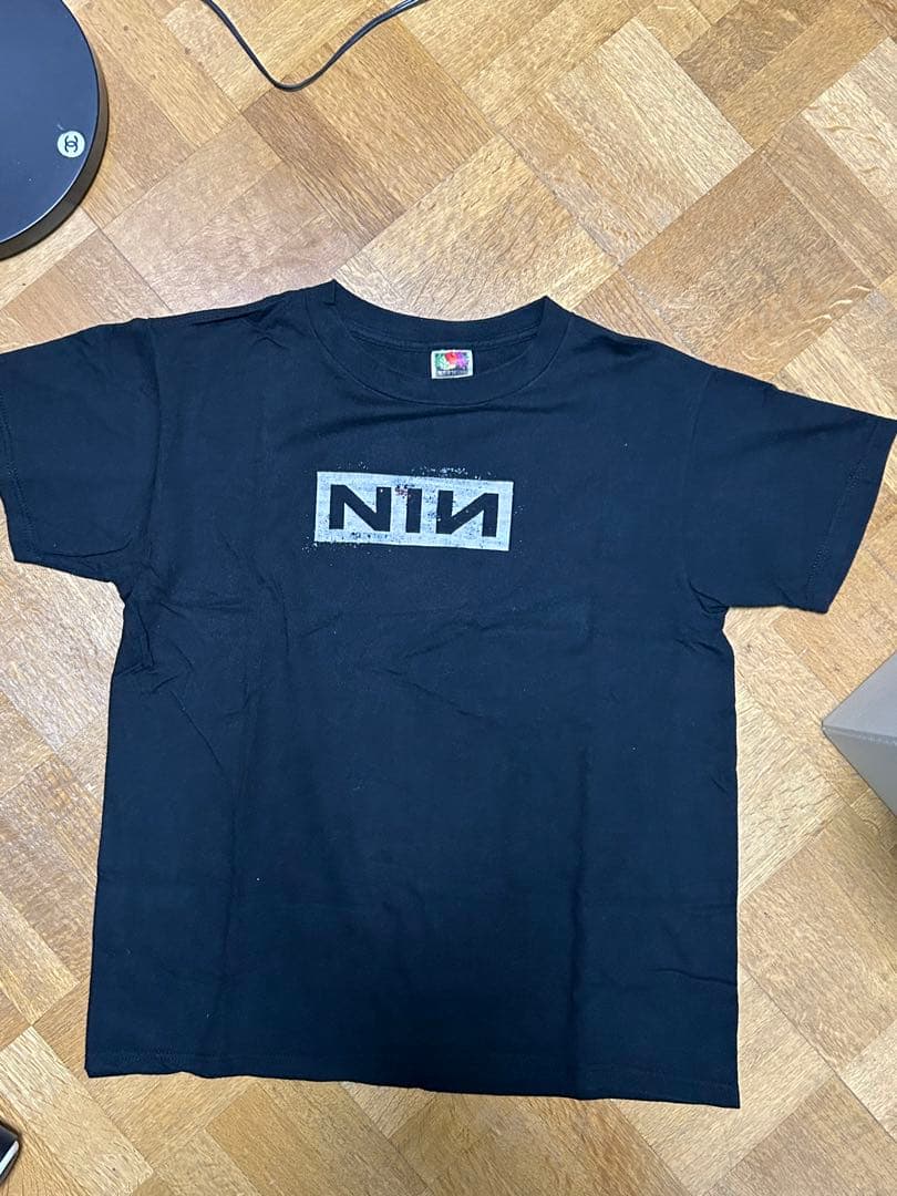 90年ヴィンテージNINナインインチネイルズ　Ｔシャツ　黒　Mサイズnin