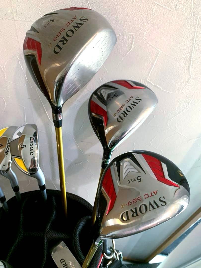 豪華　良品　激飛び　ゴルフクラブフルセット　スウォード　エクソール　キャロウェイ