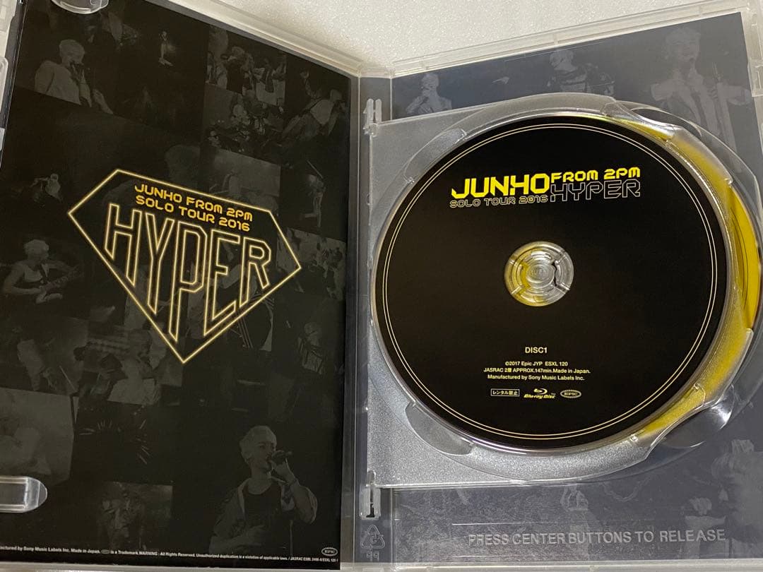 K-POP・アジア Blu-ray HYPER JUNHO FROM SOLO TOUR2016